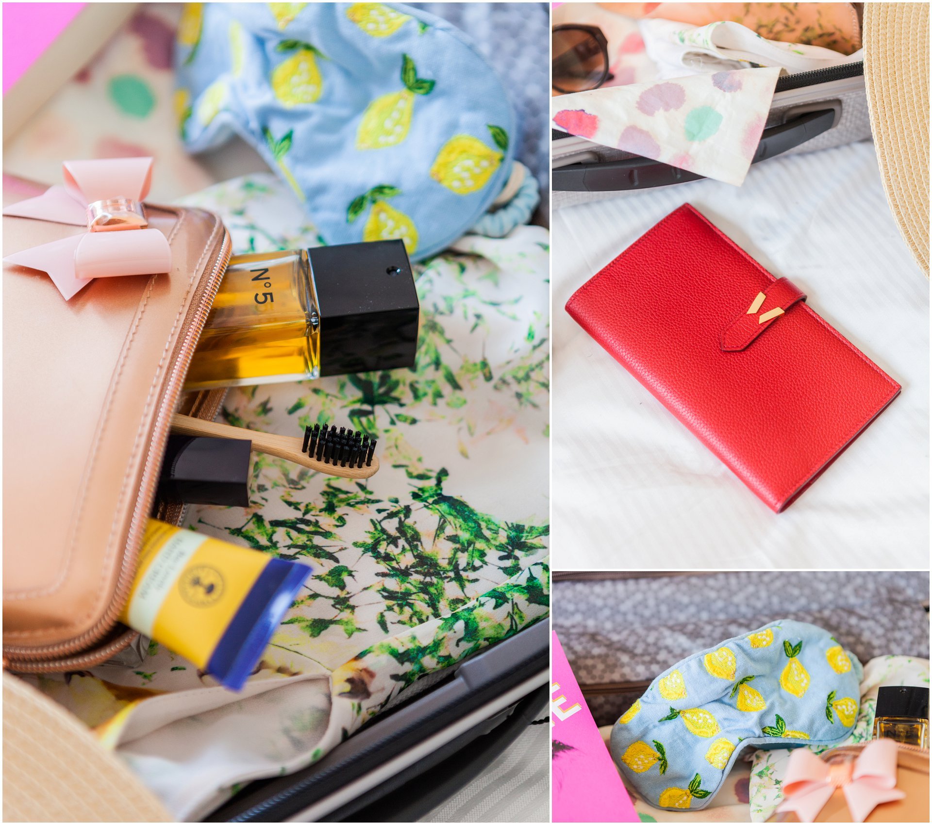 honeymoon travel accessories - London brand photography - styled product photography