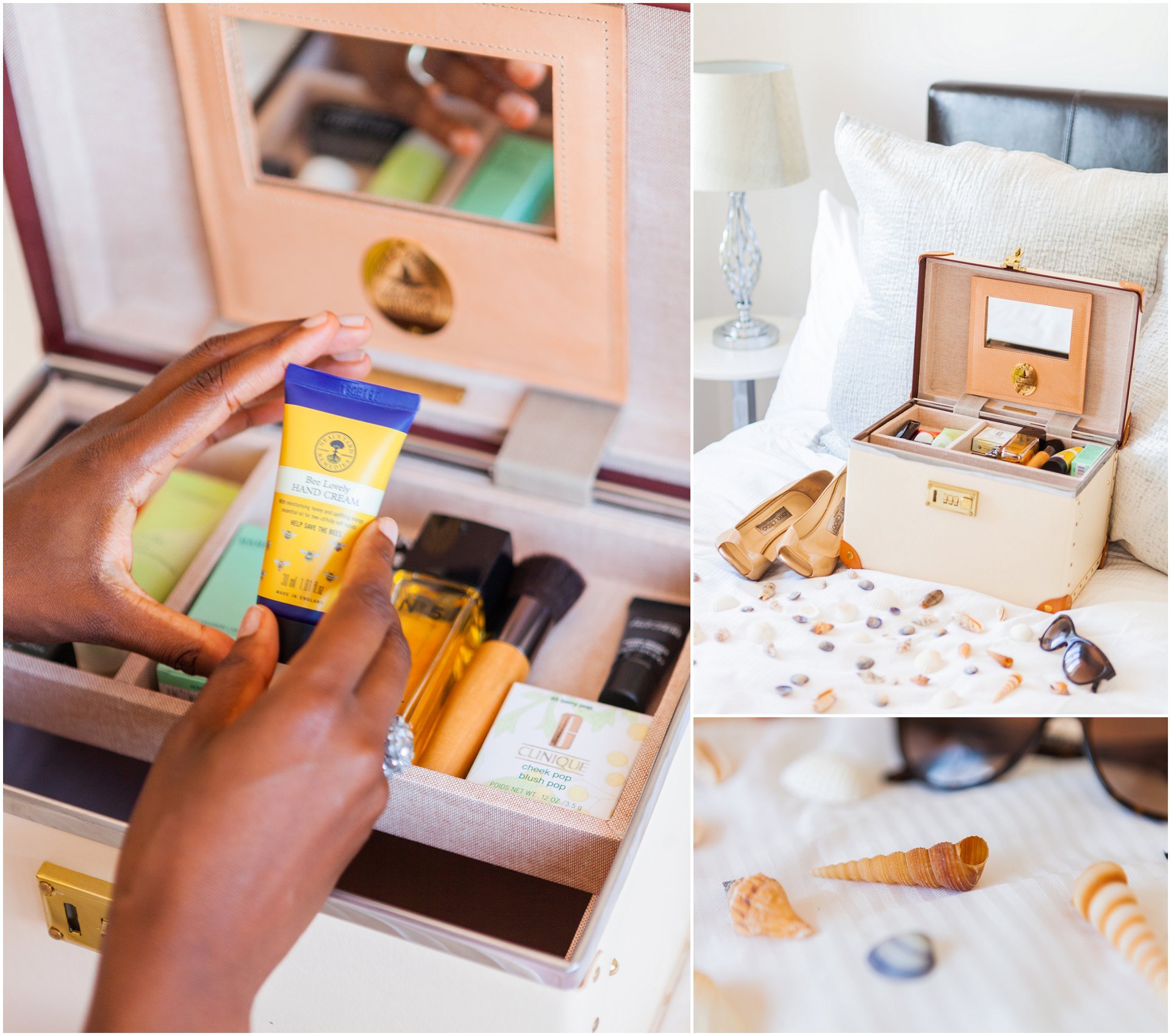 honeymoon luxury travel case- London brand photography - styled product photography with Nu Bride