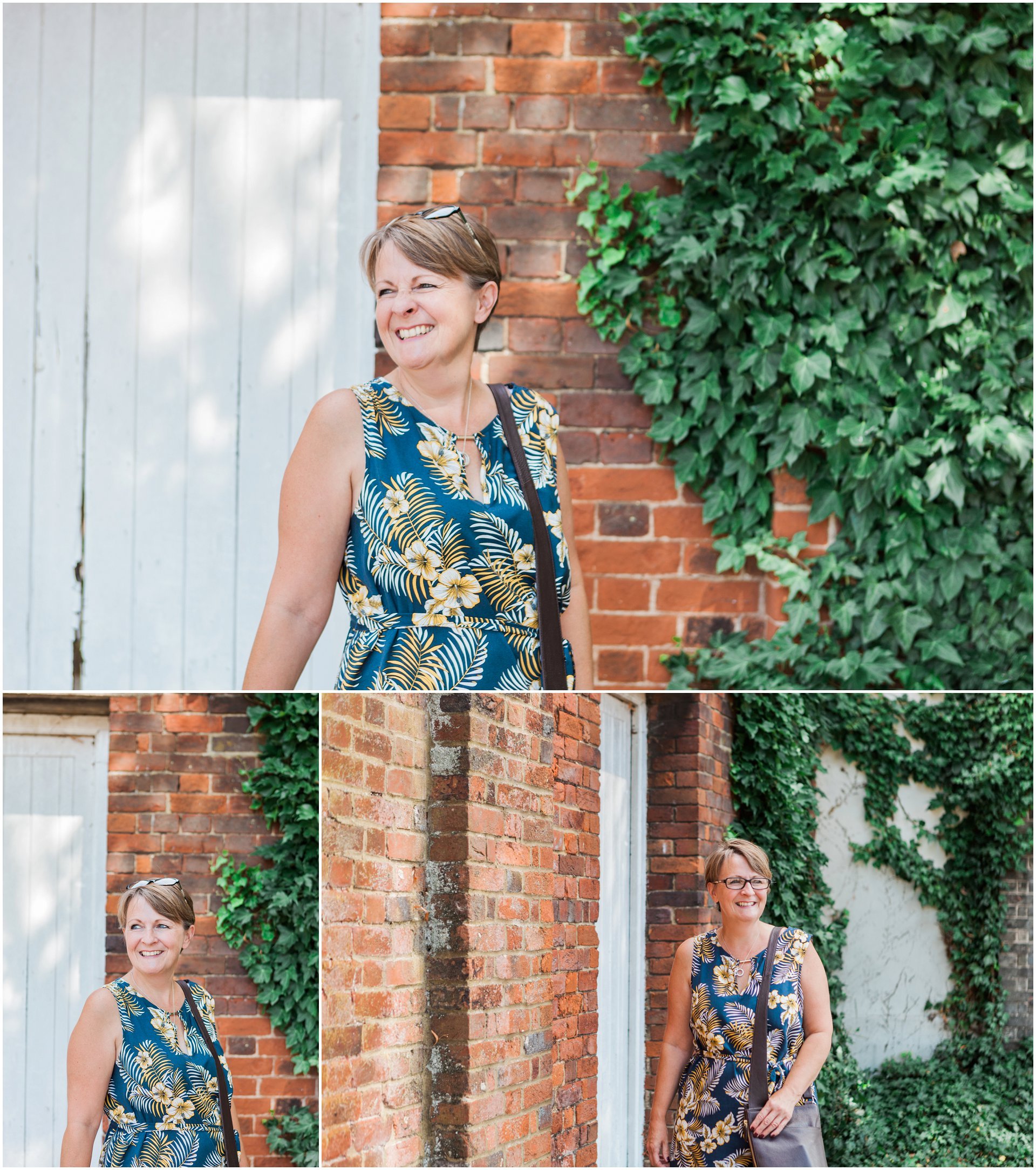 female brand portraits walking and laughing. Images by London branding photographer AKP Branding Stories