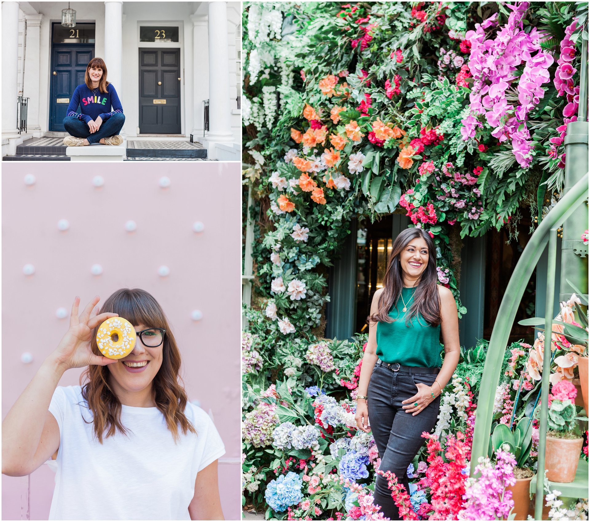 Summer seasonal mini shoots in London with female entrepreneurs. Taken by London branding photographer AKP Branding Stories