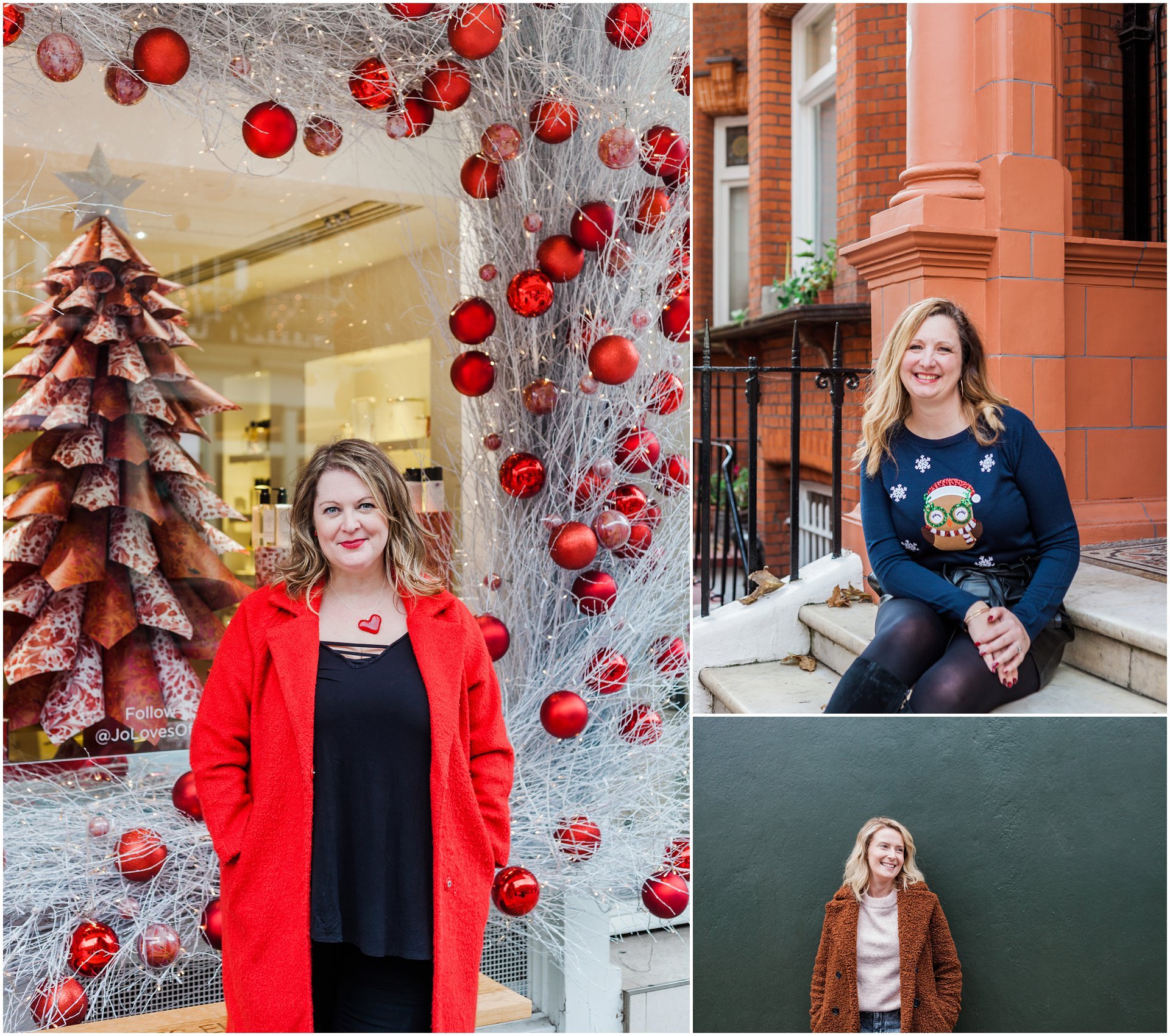 Winter seasonal mini shoots in London with female entrepreneurs. Taken by London branding photographer AKP Branding Stories