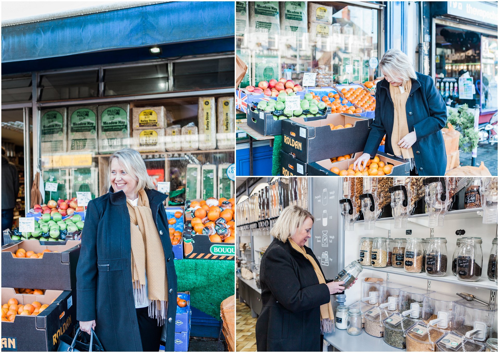 Brand shoot at local Cardiff food market with fertility expert Bolivar Fertilty. Images by London brand photography AKP Branding Stories