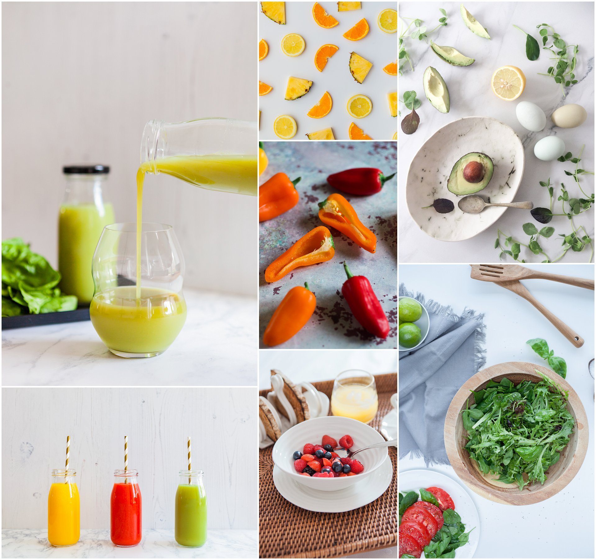 A selection of healthy food stock images by London stock photographer and brand photographer AKP Branding Stories - stock photography trends
