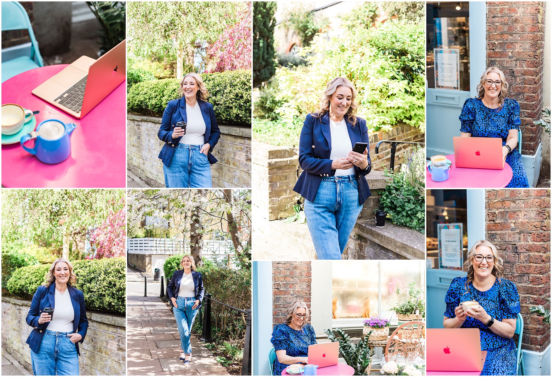 Geri from the Authentic Therapist in her Hampstead Heath Brand Shoot, Images by London brand photographer AKP Branding Stories